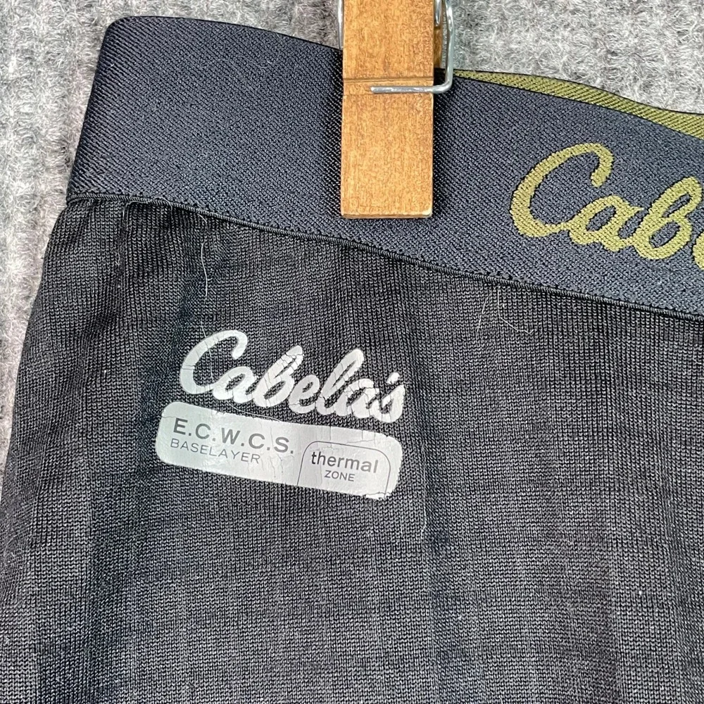 Cabela's ECWCS Thermal Zone Baselayer Mens S Black Olive Polartec Leggings Pants